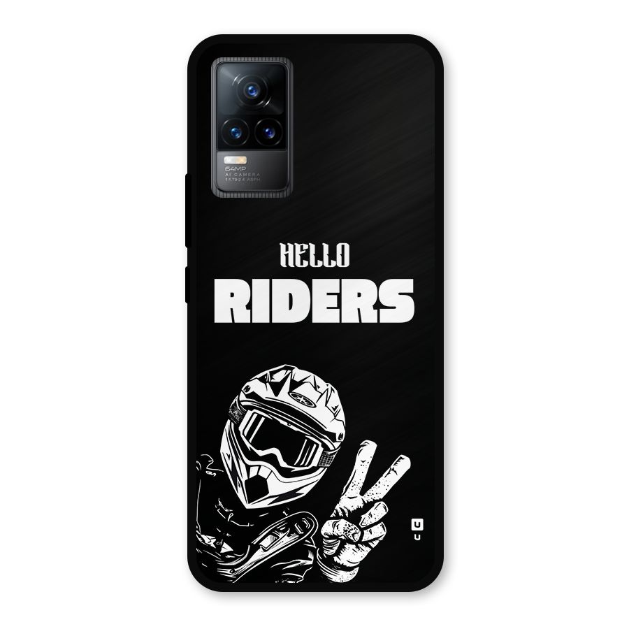 Hello Riders Metal Back Case for Vivo Y73