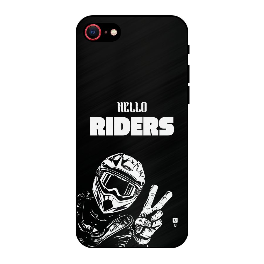 Hello Riders Metal Back Case for iPhone 7
