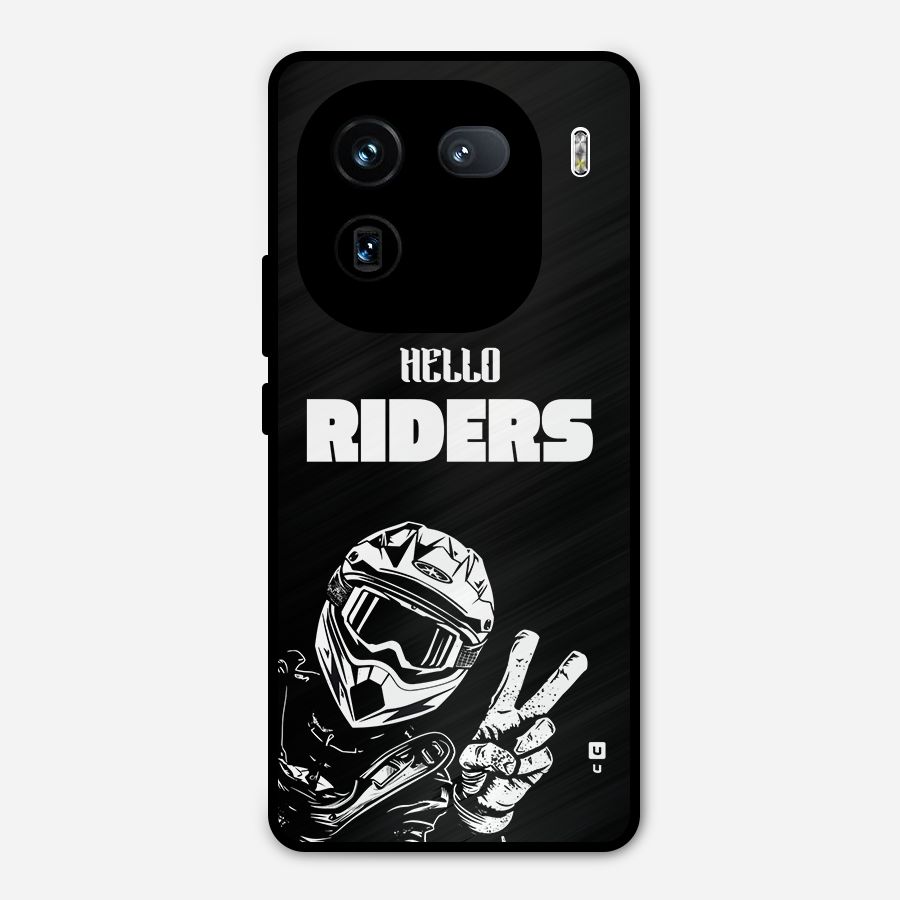 Hello Riders Metal Back Case for iQOO 12