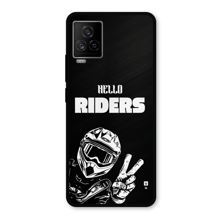 Hello Riders Metal Back Case for iQOO 7 Legend 5G