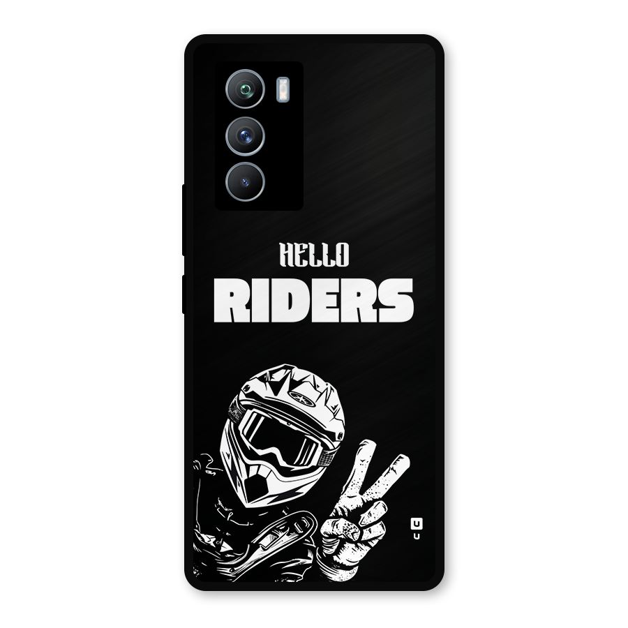 Hello Riders Metal Back Case for iQOO 9 SE