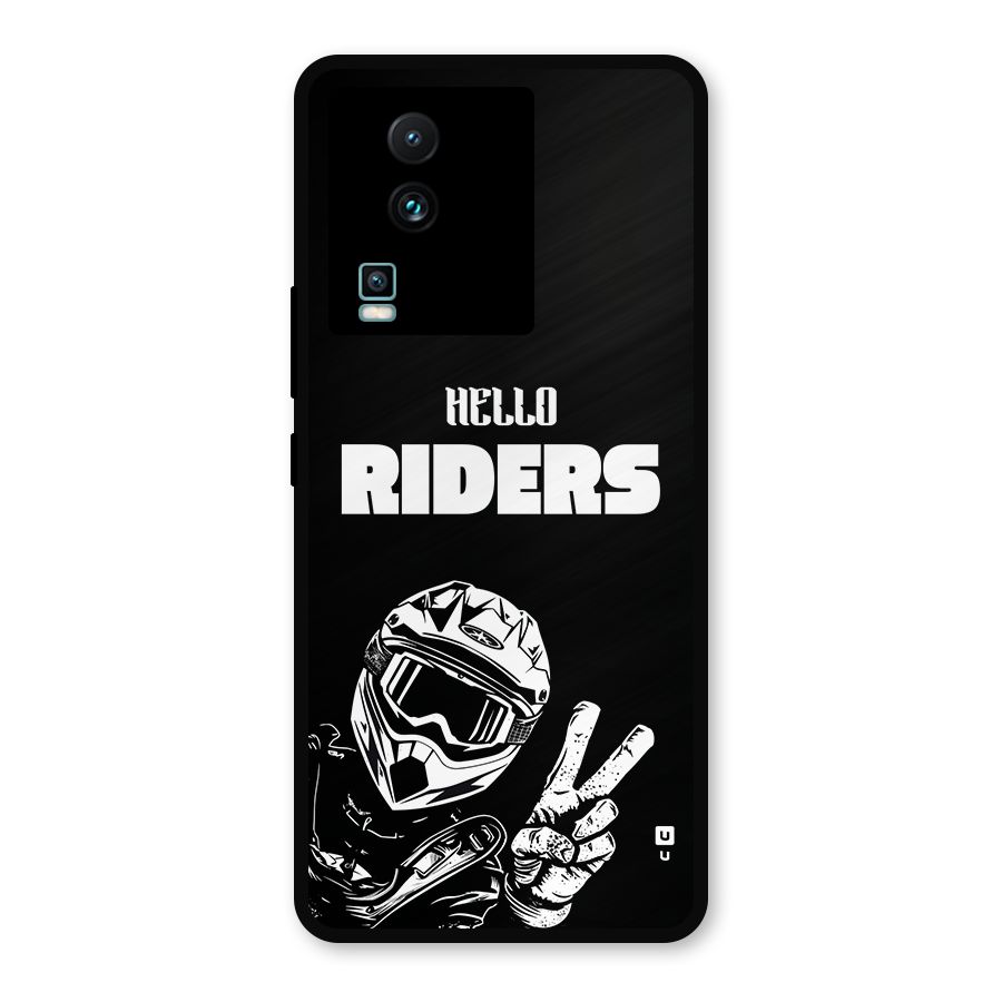 Hello Riders Metal Back Case for iQOO Neo 7