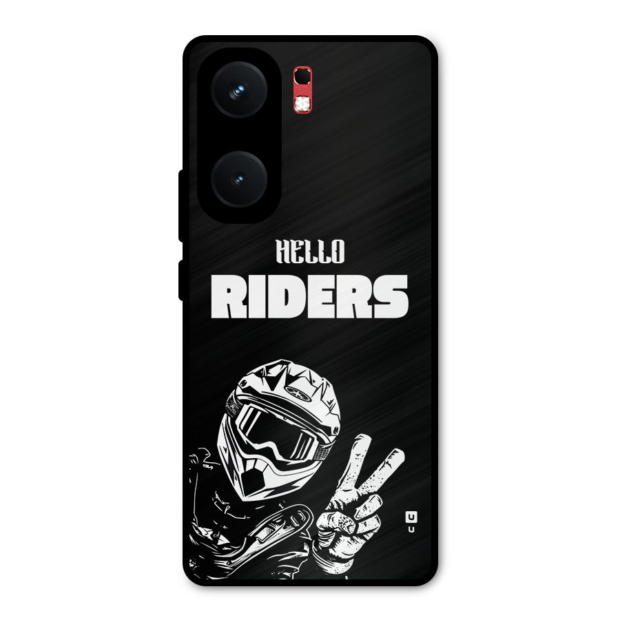 Hello Riders Metal Back Case for iQOO Neo 9 Pro