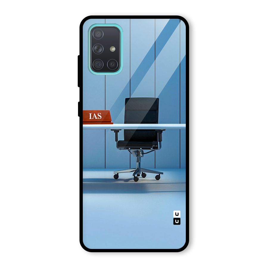 High Chair Glass Back Case for Galaxy A71