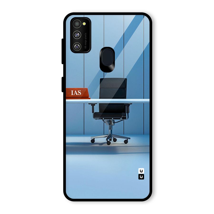 High Chair Glass Back Case for Galaxy M30s