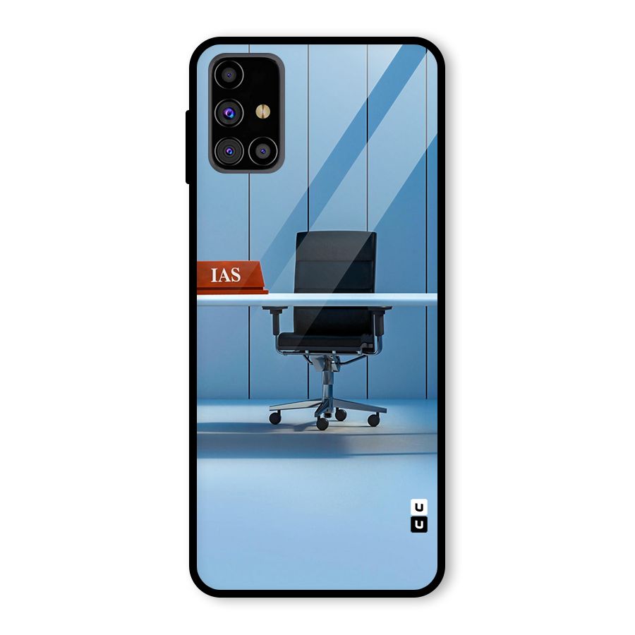 High Chair Glass Back Case for Galaxy M31s