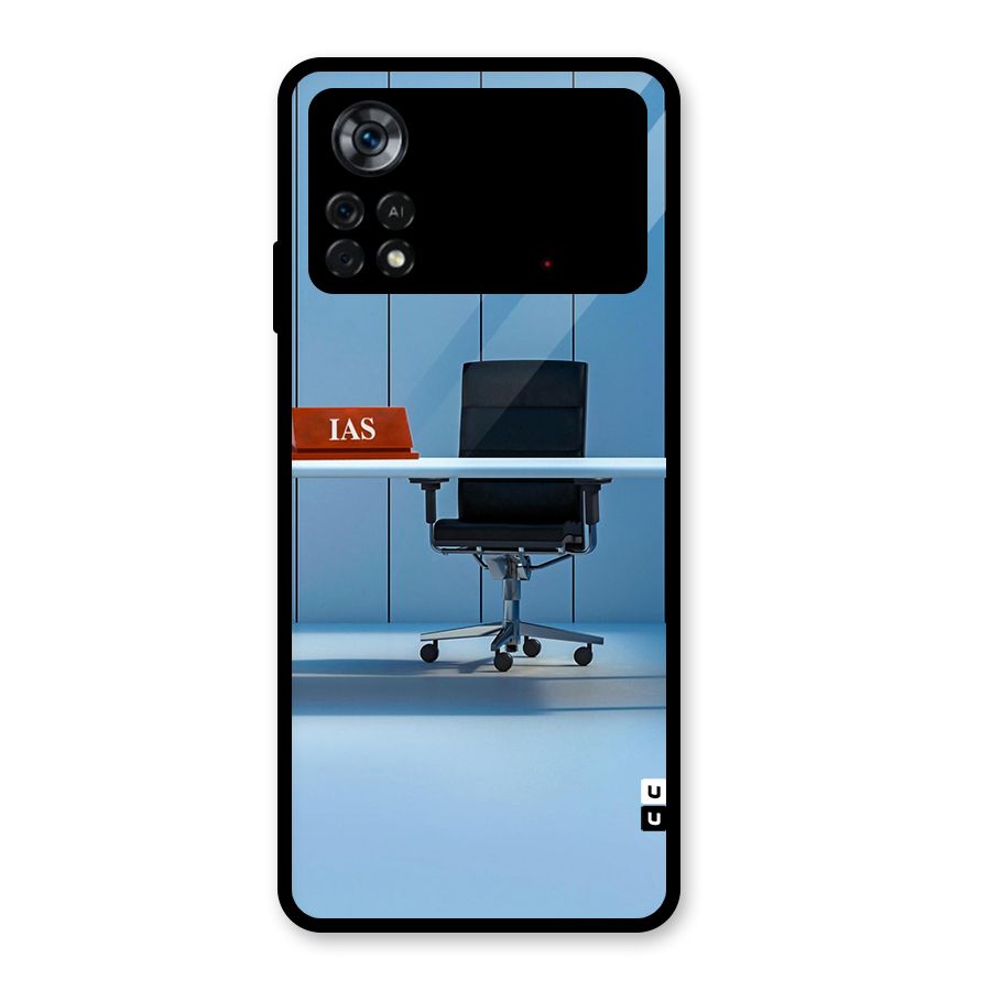 High Chair Glass Back Case for Poco X4 Pro 5G