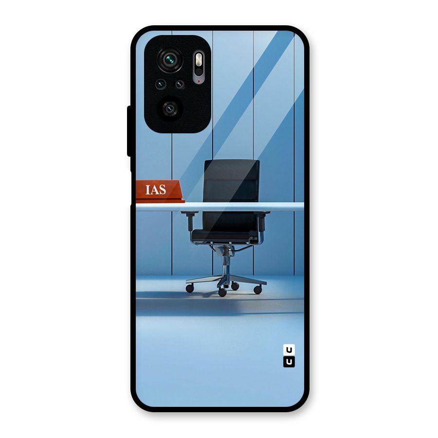 High Chair Glass Back Case for Redmi Note 10S