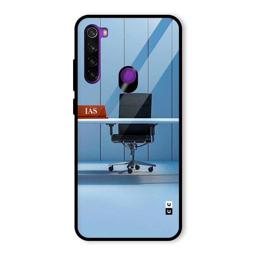High Chair Glass Back Case for Redmi Note 8