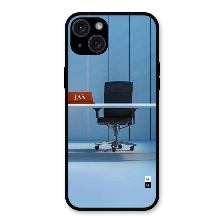 High Chair Metal Back Case for iPhone 15 Plus