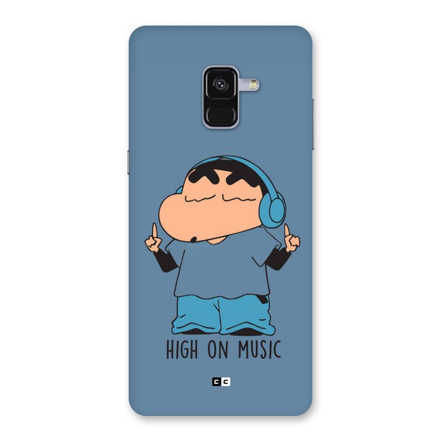 High On Music Back Case for Galaxy A8 Plus