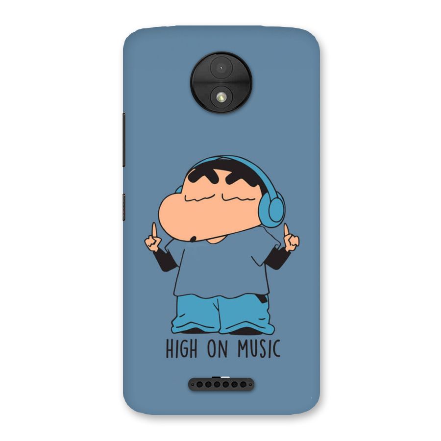 High On Music Back Case for Moto C