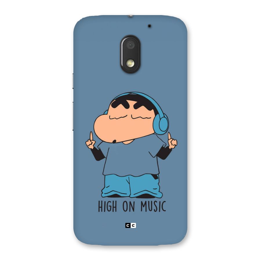 High On Music Back Case for Moto E3 Power