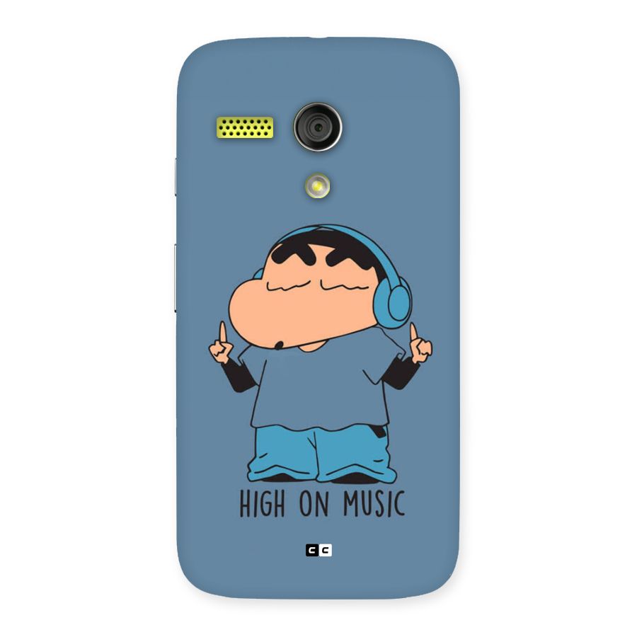 High On Music Back Case for Moto G