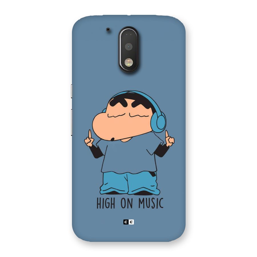 High On Music Back Case for Moto G4