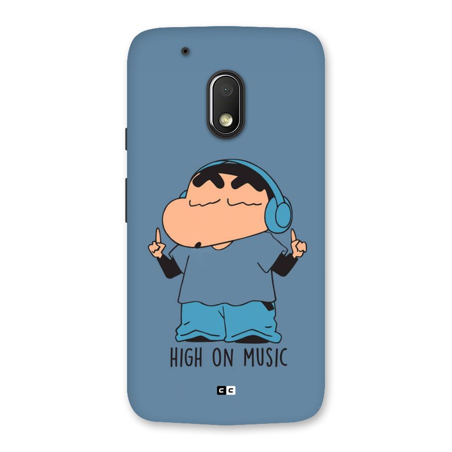 High On Music Back Case for Moto G4 Play