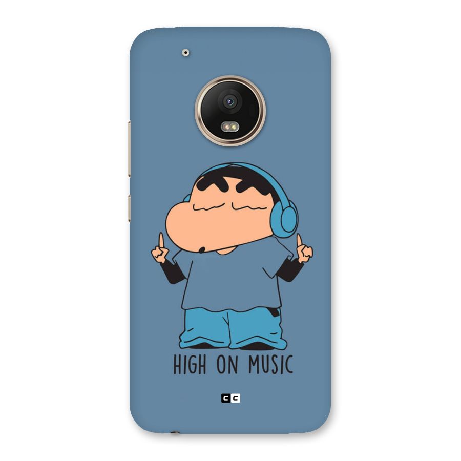 High On Music Back Case for Moto G5 Plus