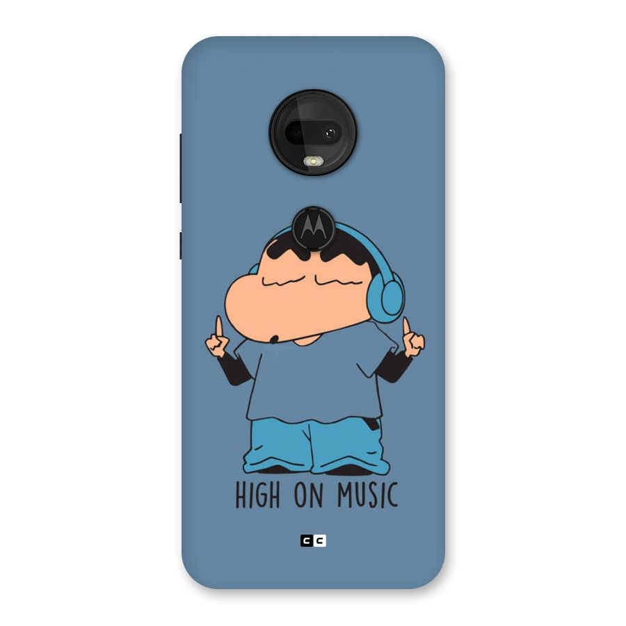 High On Music Back Case for Moto G7