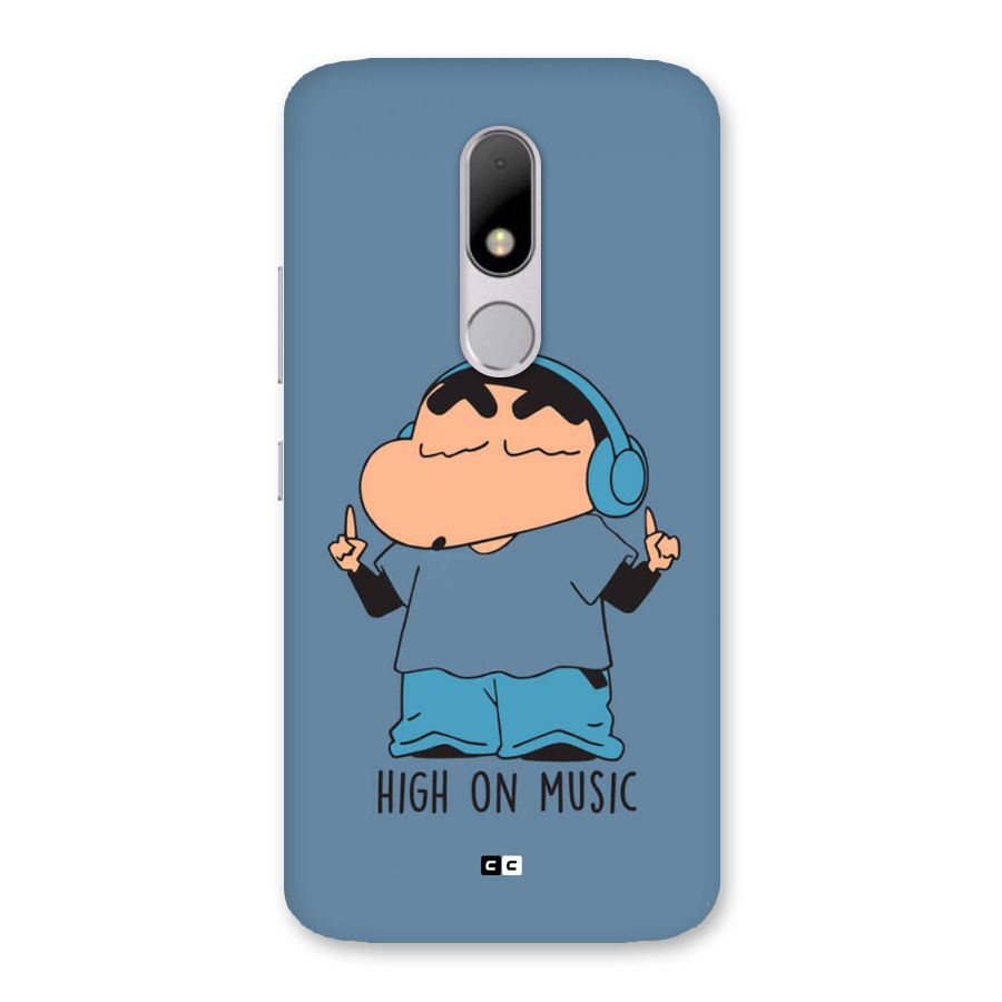 High On Music Back Case for Moto M