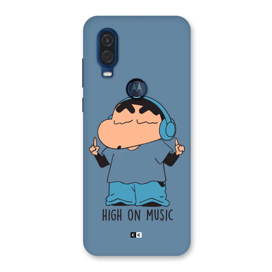 High On Music Back Case for Motorola One Vision