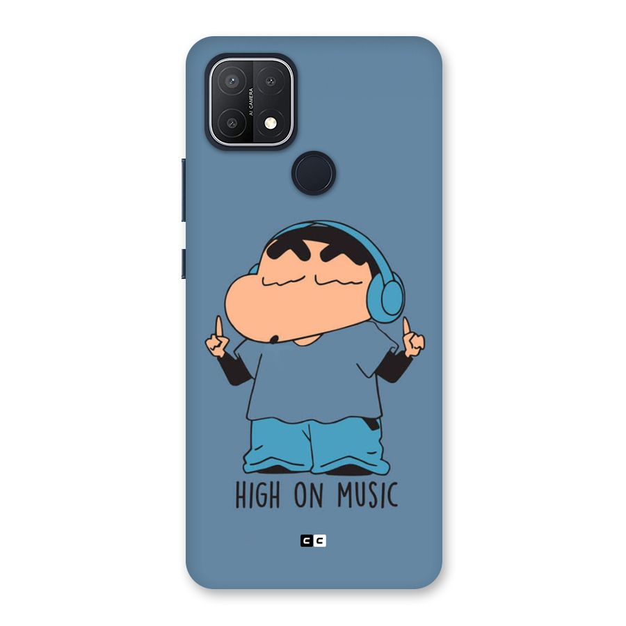 High On Music Back Case for Oppo A15