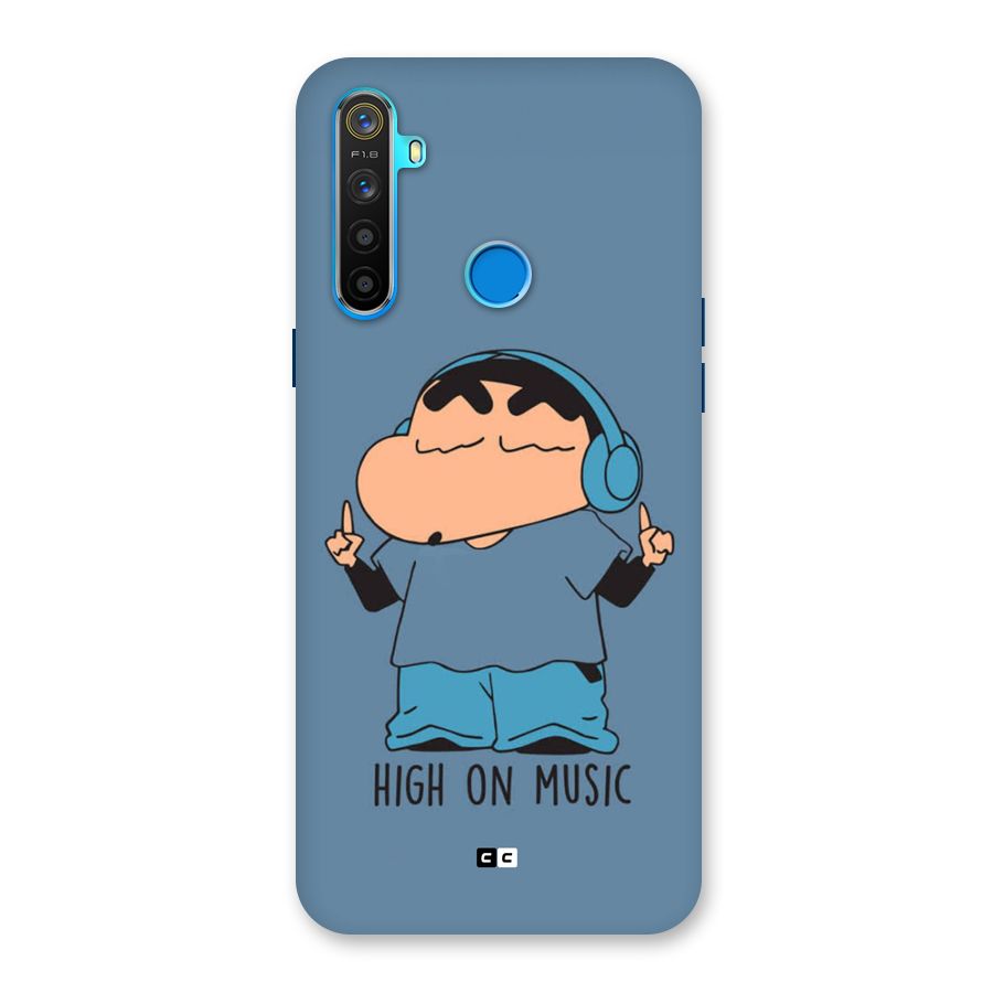 High On Music Back Case for Realme 5
