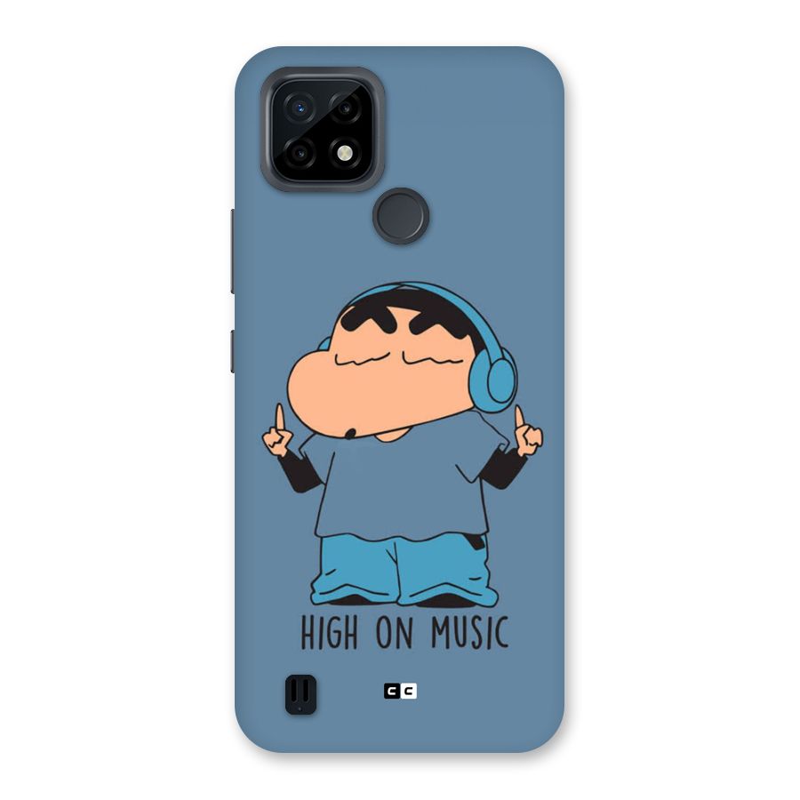 High On Music Back Case for Realme C21
