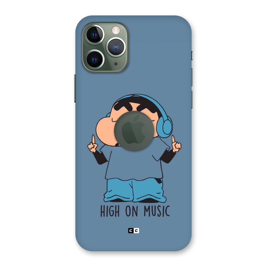 High On Music Back Case for iPhone 11 Pro Logo Cut