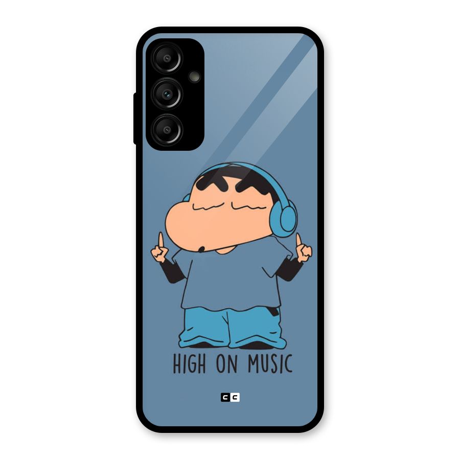 High On Music Glass Back Case for Galaxy A14 5G