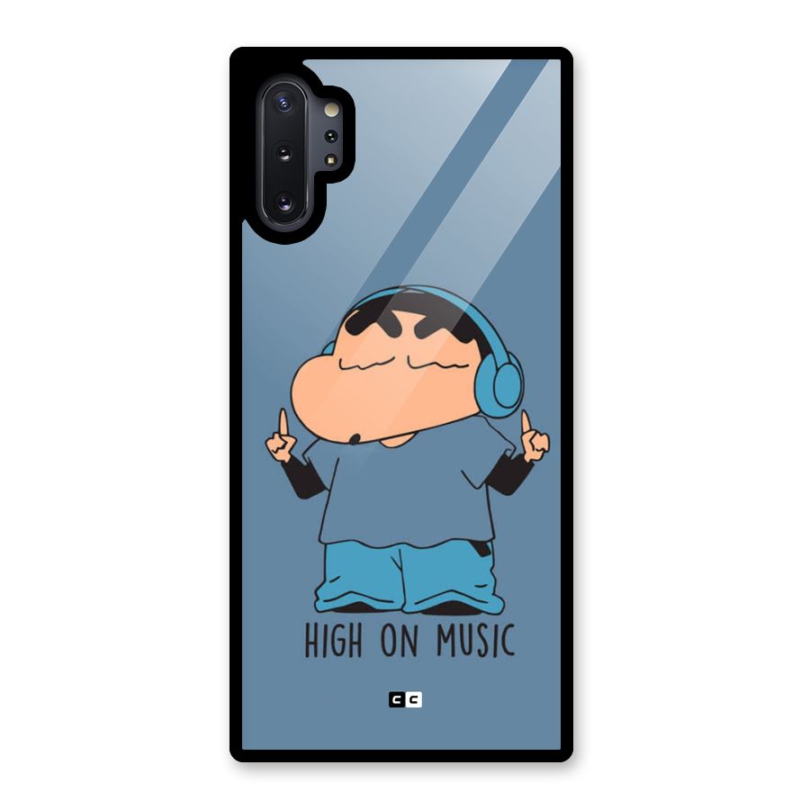 High On Music Glass Back Case for Galaxy Note 10 Plus