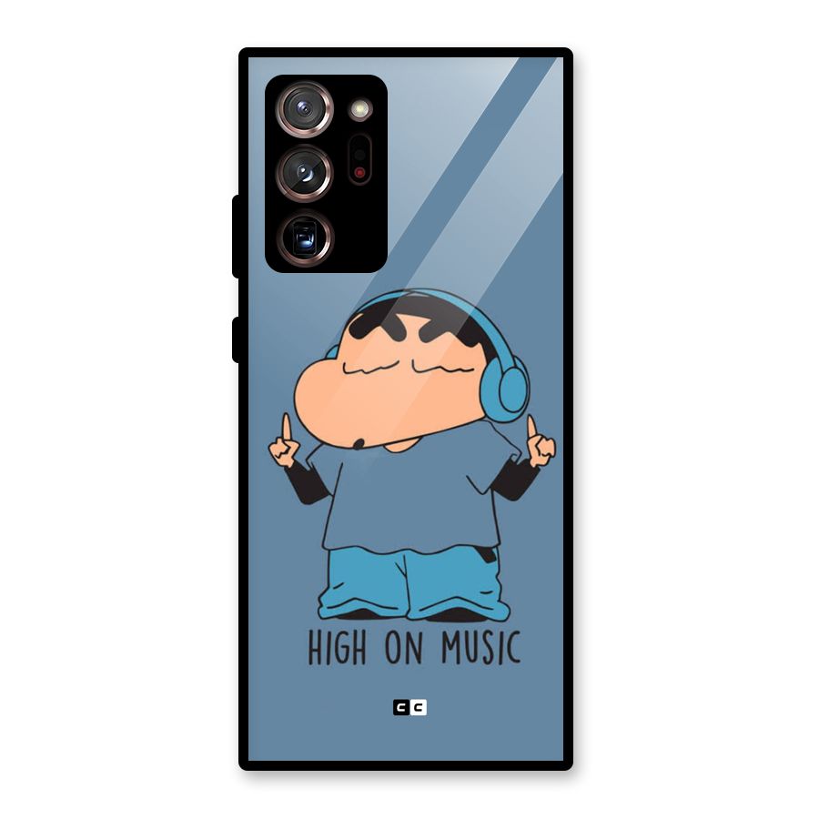 High On Music Glass Back Case for Galaxy Note 20 Ultra