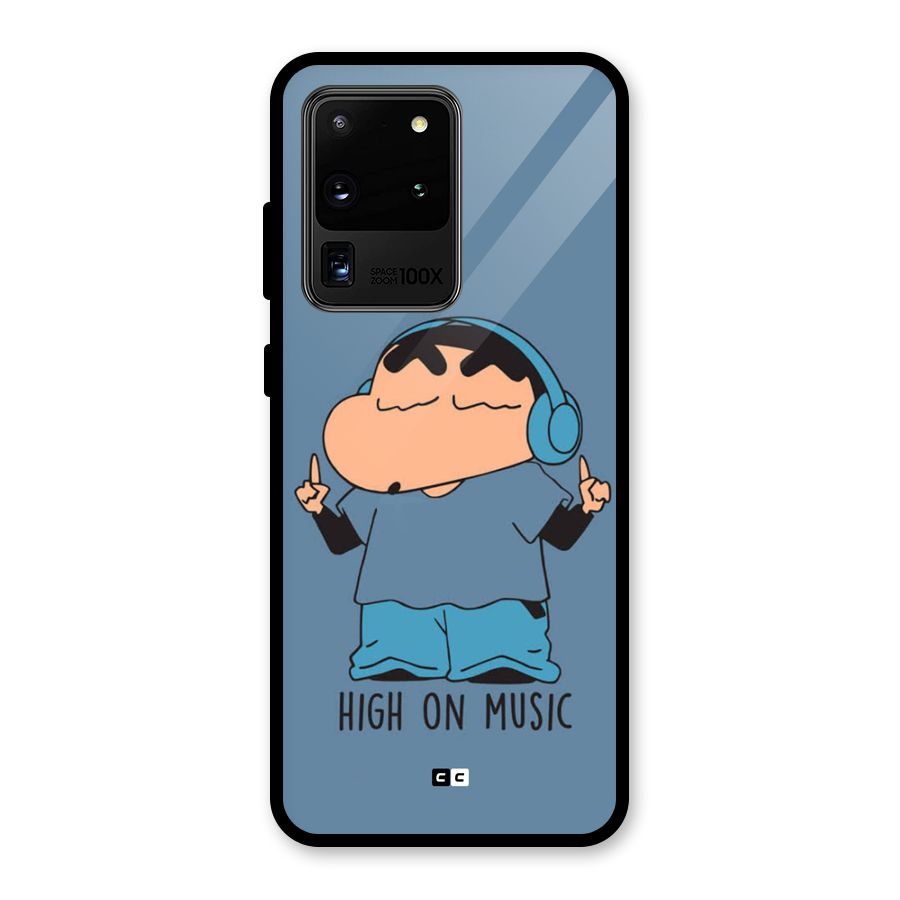 High On Music Glass Back Case for Galaxy S20 Ultra