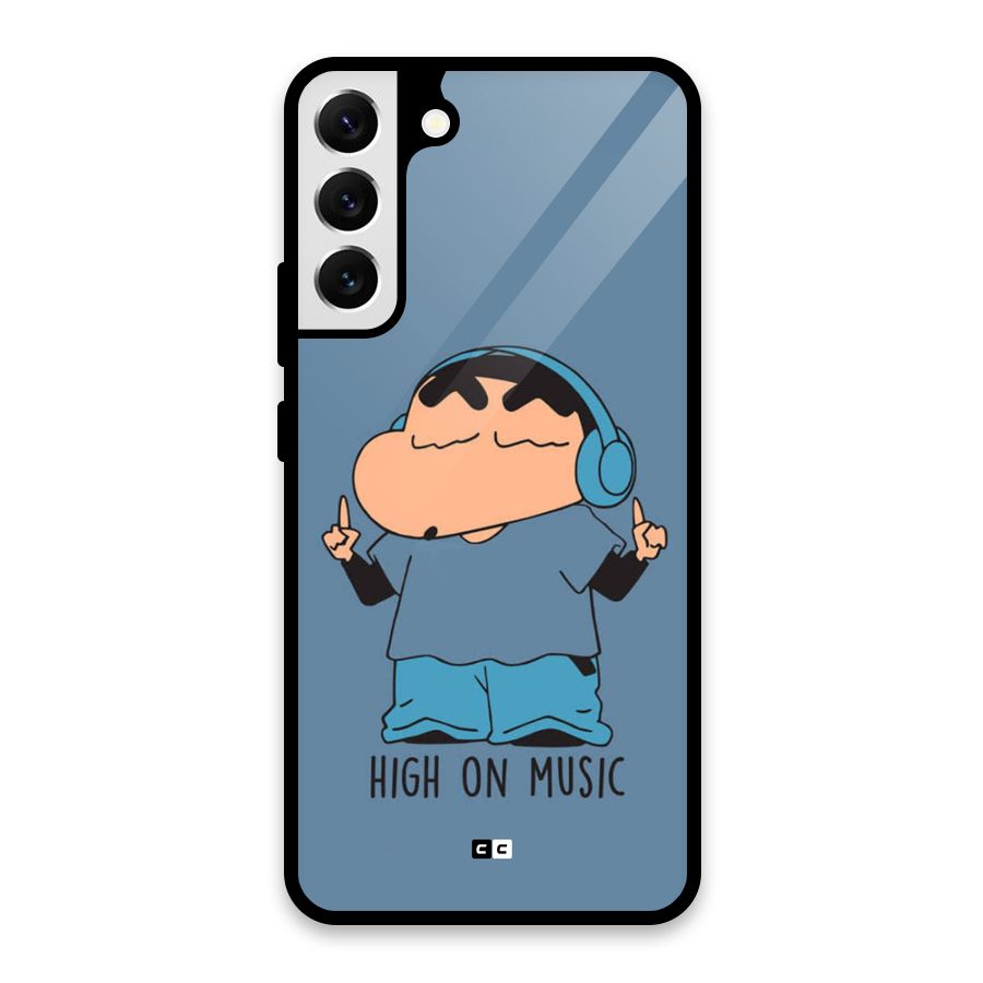 High On Music Glass Back Case for Galaxy S22 Plus 5G