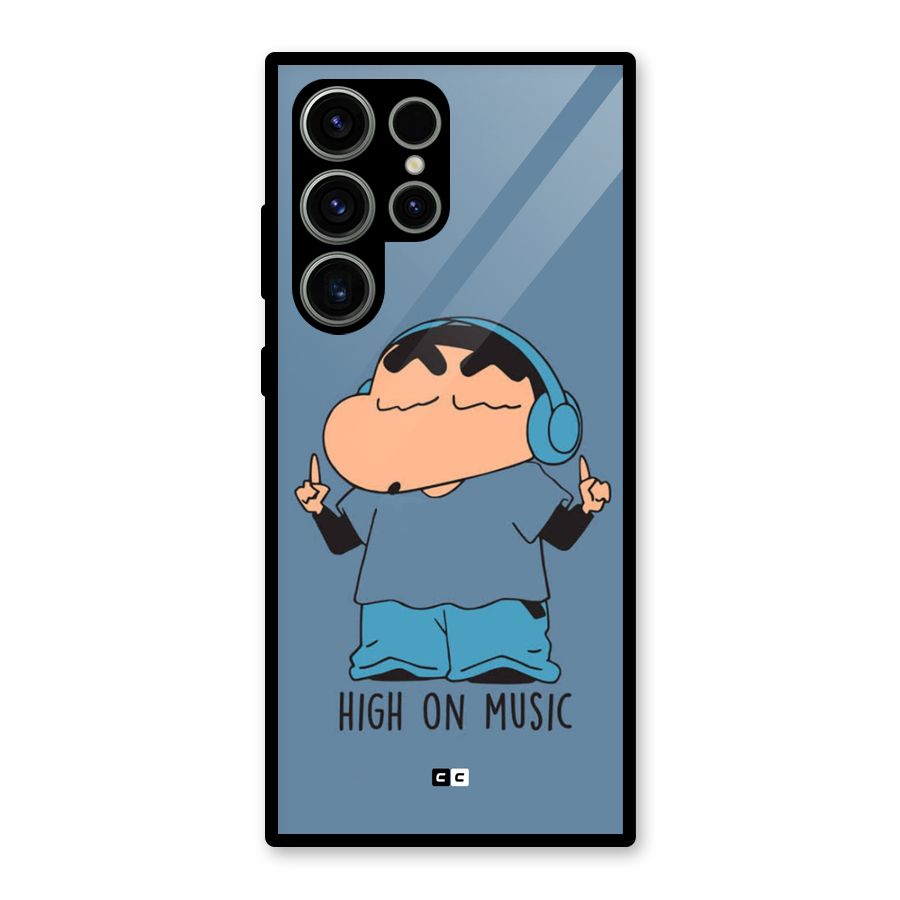 High On Music Glass Back Case for Galaxy S23 Ultra
