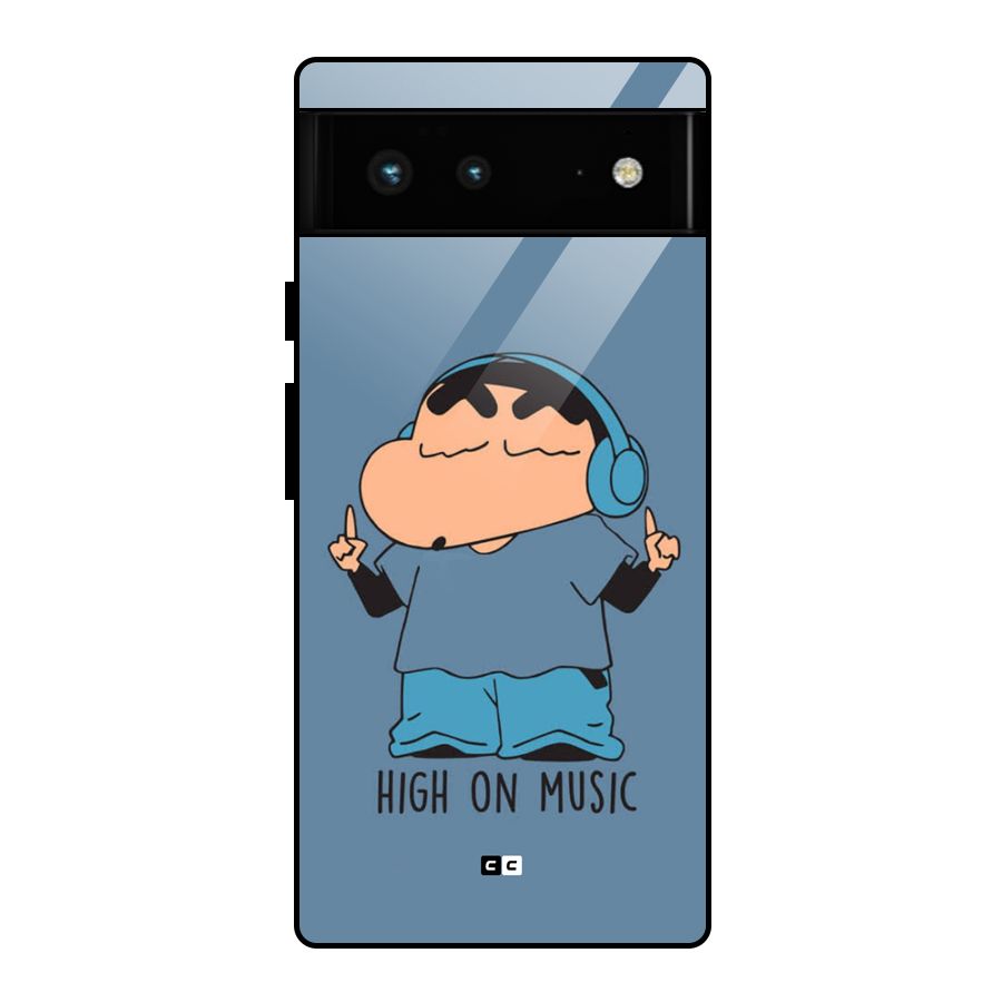 High On Music Glass Back Case for Google Pixel 6