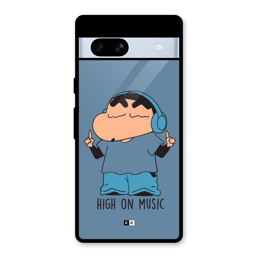 High On Music Glass Back Case for Google Pixel 7a