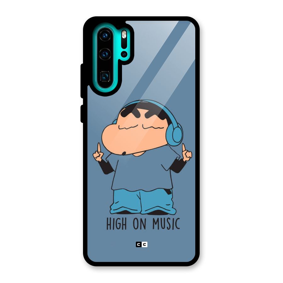 High On Music Glass Back Case for Huawei P30 Pro