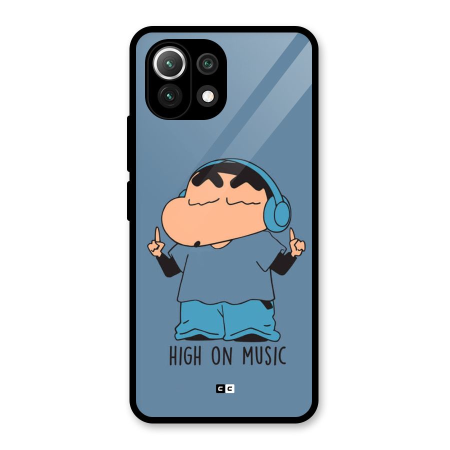 High On Music Glass Back Case for Mi 11 Lite