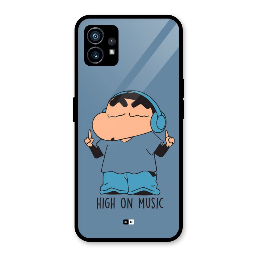 High On Music Glass Back Case for Nothing Phone 1