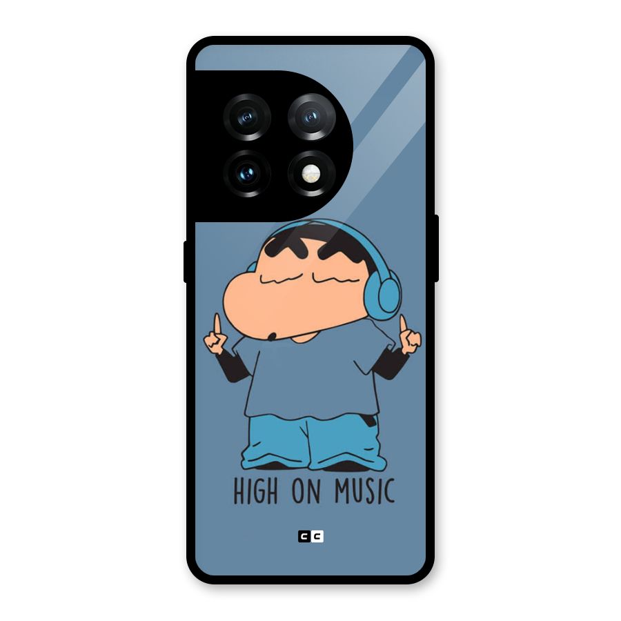 High On Music Glass Back Case for OnePlus 11