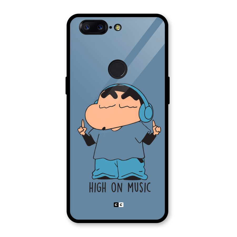 High On Music Glass Back Case for OnePlus 5T