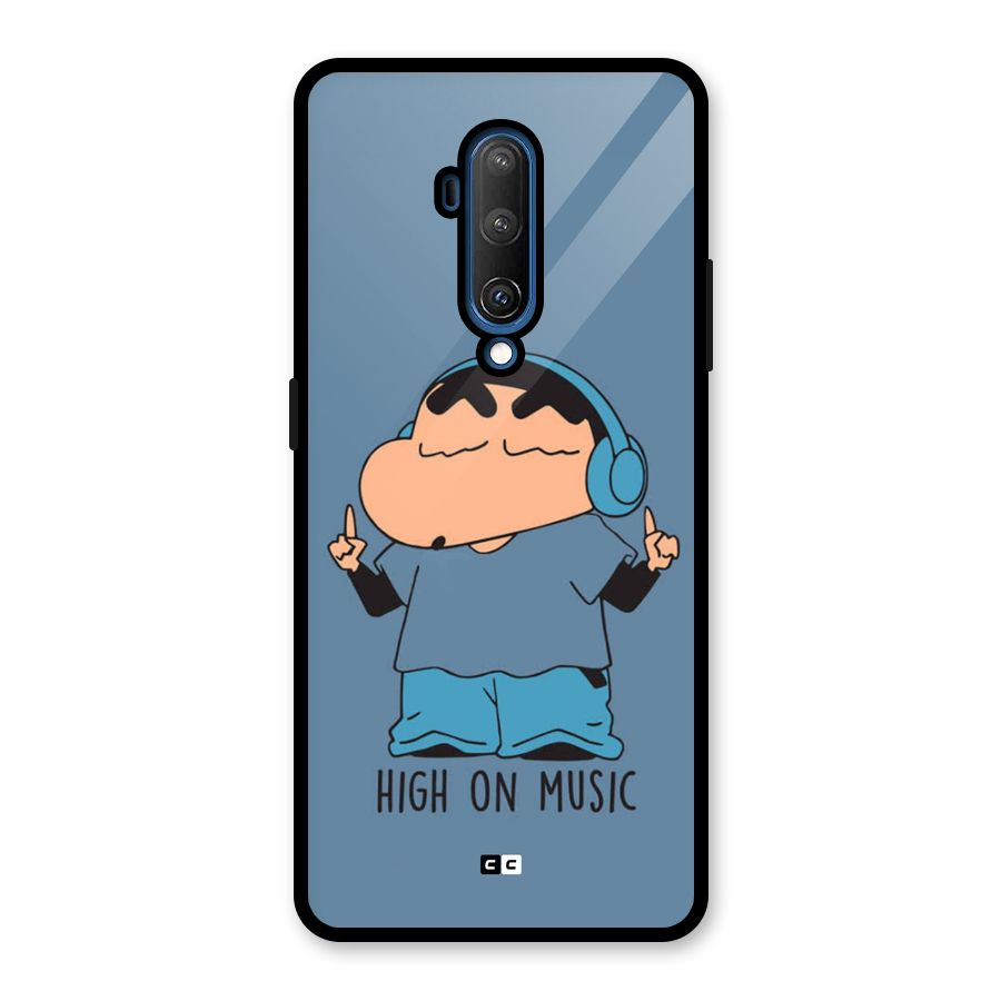 High On Music Glass Back Case for OnePlus 7T Pro