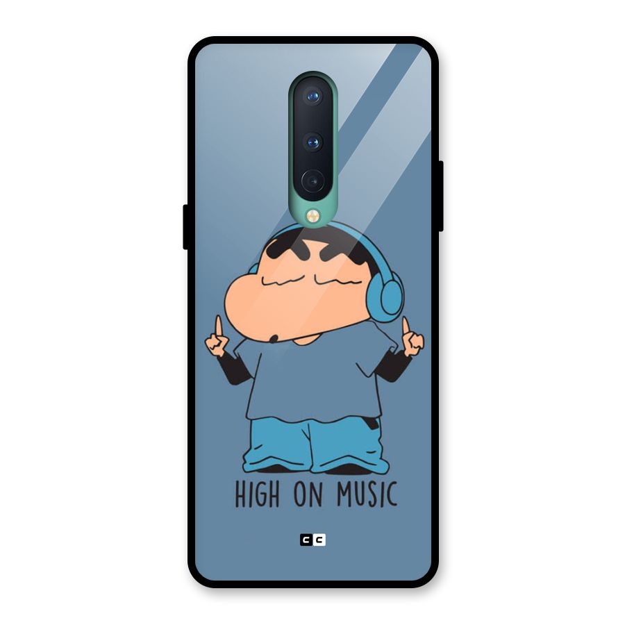 High On Music Glass Back Case for OnePlus 8