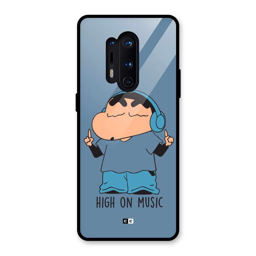 High On Music Glass Back Case for OnePlus 8 Pro