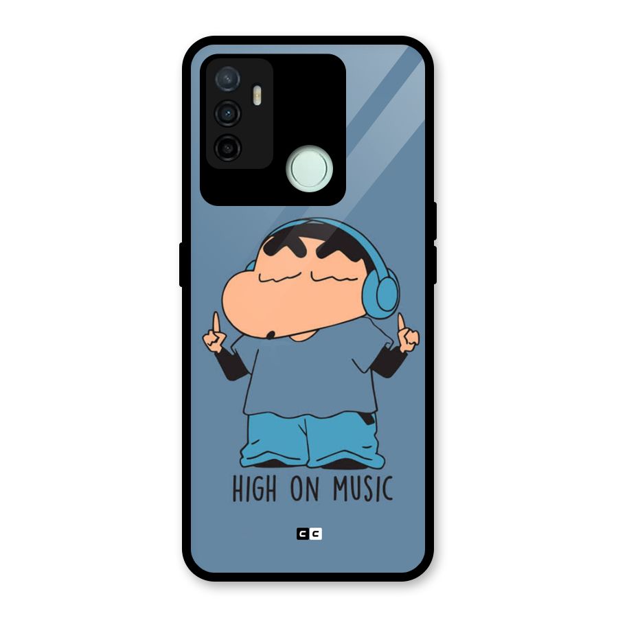 High On Music Glass Back Case for Oppo A53