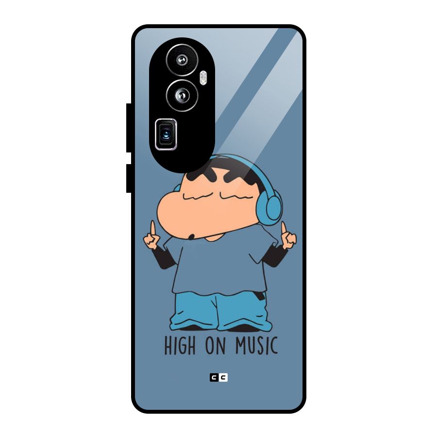 High On Music Glass Back Case for Oppo Reno10 Pro Plus