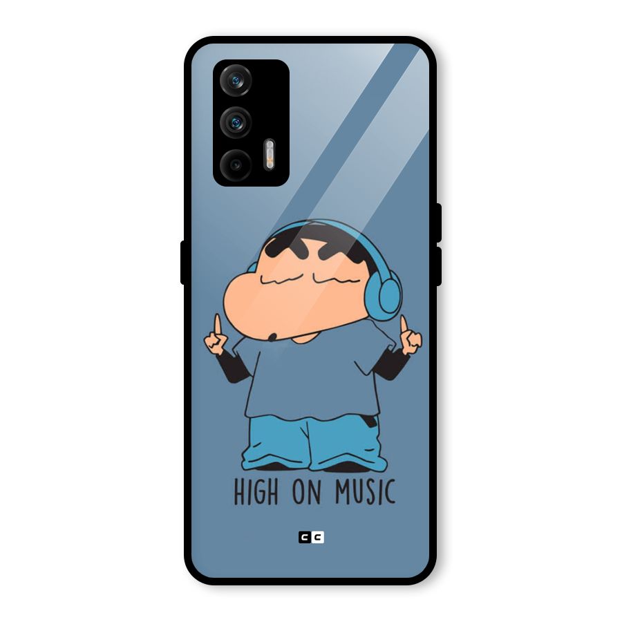 High On Music Glass Back Case for Realme GT 5G