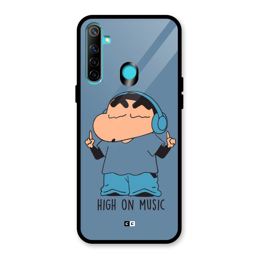 High On Music Glass Back Case for Realme Narzo 10