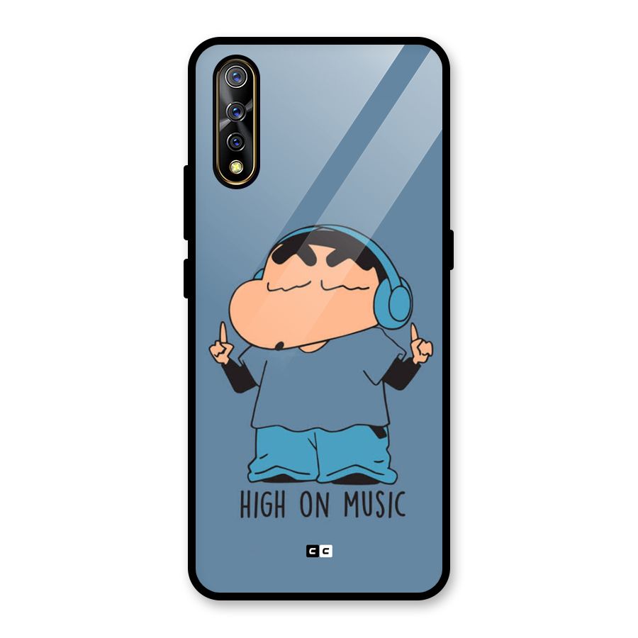 High On Music Glass Back Case for Vivo S1