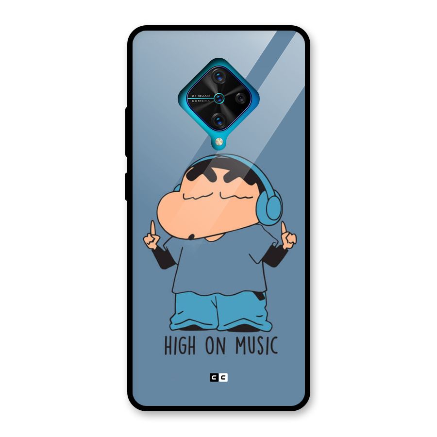 High On Music Glass Back Case for Vivo S1 Pro